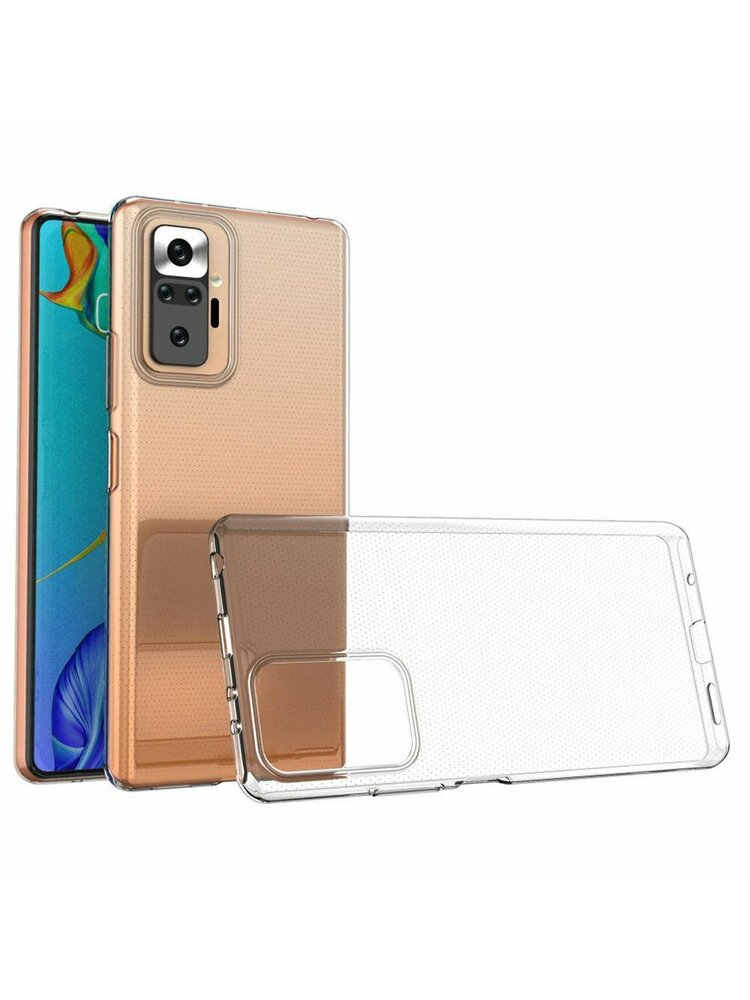 „Case XIAOMI REDMI NOTE 10 PRO“ nugaros gelis skaidrus