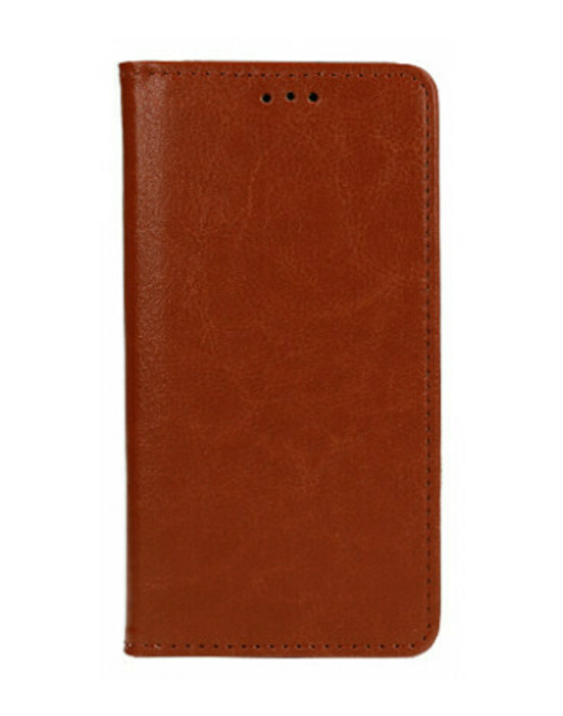Odinis rudas atverčiamas klasikinis dėklas Apple iPhone XS Max telefonui "Book Special Case"
