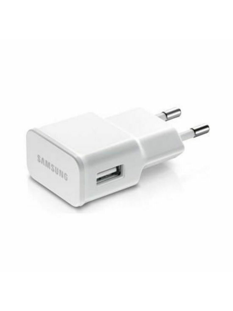 „Samsung 10w“ tinklo įkroviklis su originaliu „Samsung WHITE Micro USB“ kabeliu