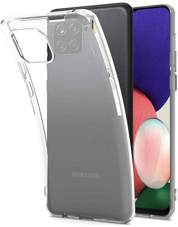 Dėklas „SAMSUNG GALAXY A22 LTE / 4G“ nugaros gelis matinis skaidrus