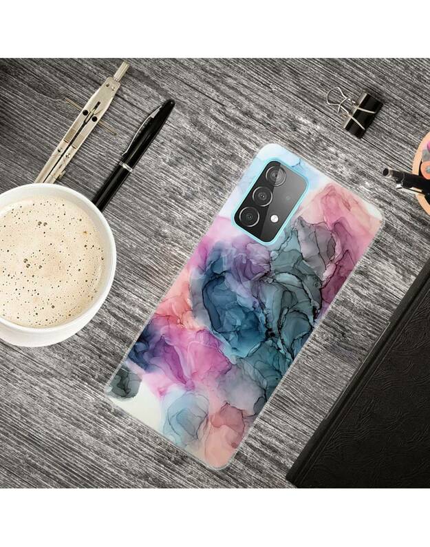 Dėklas „SAMSUNG GALAXY A32 4G“ plonas dėklas „Art TPU Protector“ iš marmurinio modelio 