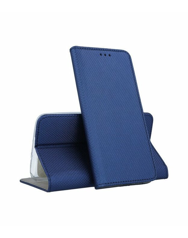 Mėlynas atverčiamas dėklas Samsung Galaxy M31S telefonui "Smart Magnet"
