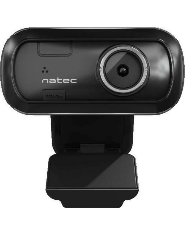 Internetinė kamera Natec Lori FULL HD webcam, 1080P, Įmontuotas mikrofonas, rankinis fokusavimas