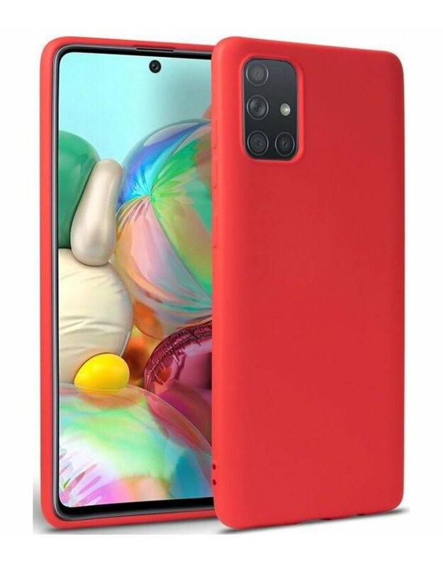 Raudonas dėklas Samsung Galaxy M31S telefonui "Tech-protect Icon"
