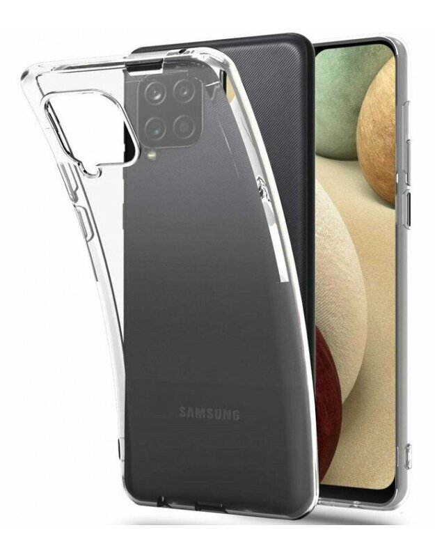 Skaidrus dėklas Samsung Galaxy A12 telefonui "Tech-Protect Flexair"