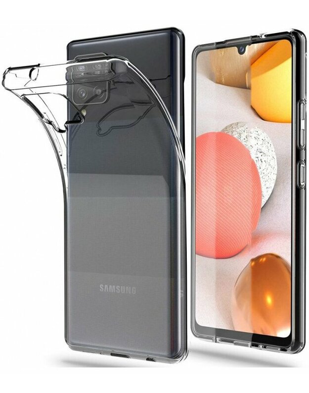 Skaidrus dėklas Samsung Galaxy A42 5G telefonui "Tech-Protect Flexair"
