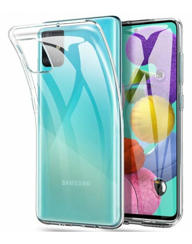 Skaidrus dėklas Samsung Galaxy M31S telefonui "Tech-Protect Flexair"