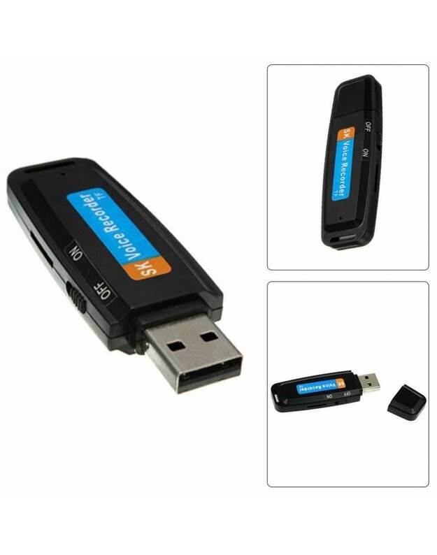 Slaptas USB Diktofonas