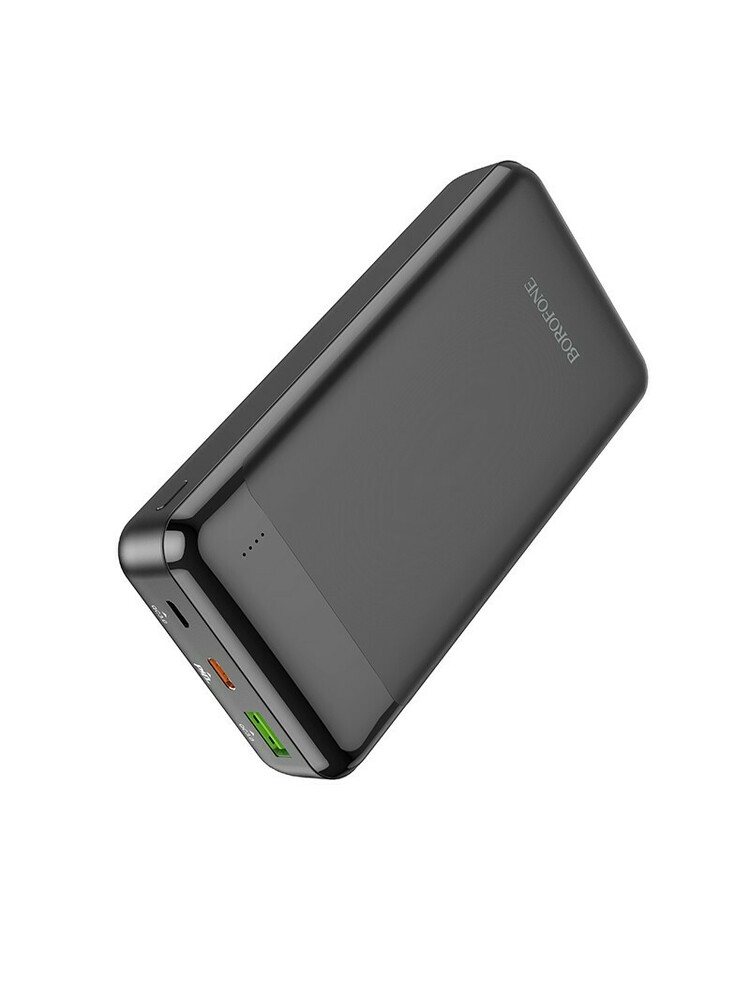 Atsarginis maitinimo šaltinis ("Power Bank") Išorinė baterija Power Bank Borofone BJ19A Type-C PD 20W+Quick Charge 3.0 20000mAh, juoda