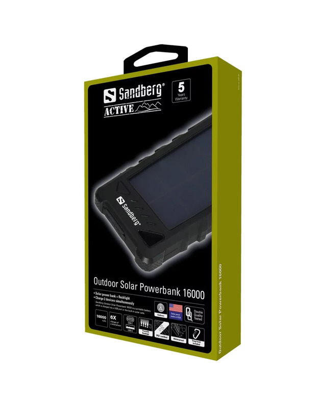  Powerbank Sandberg Solar 16000 Atsarginis maitinimo šaltinis ("Power Bank")