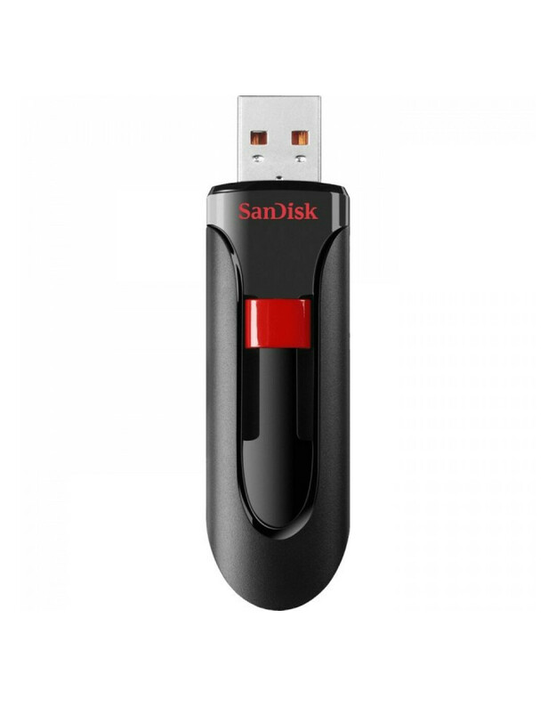 Atmintinė SANDISK 64GB USB2.0 Flash Drive Cruzer Glide