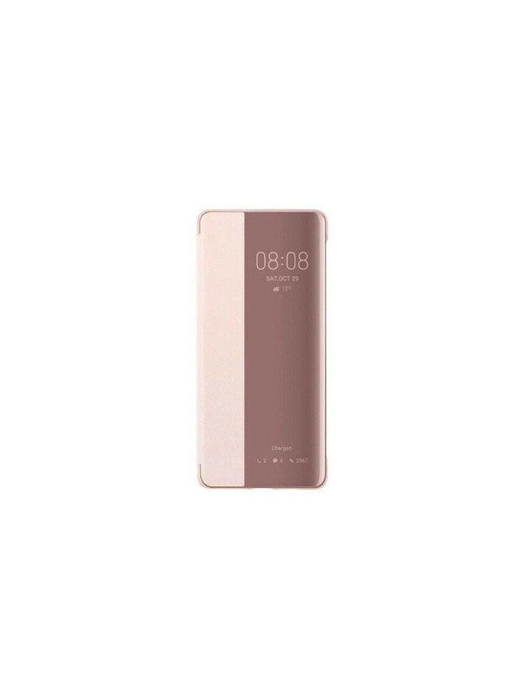 Originalus Huawei P30 Pro Smart View Flip Cover dėklas Rožinis