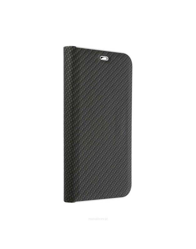 Forcell LUNA Book Carbon dėklas SAMSUNG S21 FE juodas