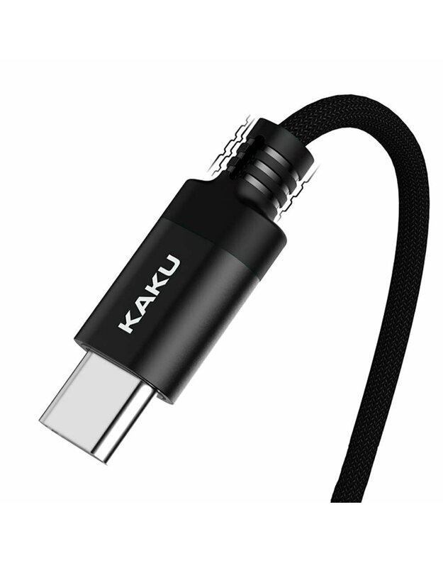 C tipo USB laidas 2,8A 2m greito įkrovimo KAKU Kufeng (KSC-284) juodas