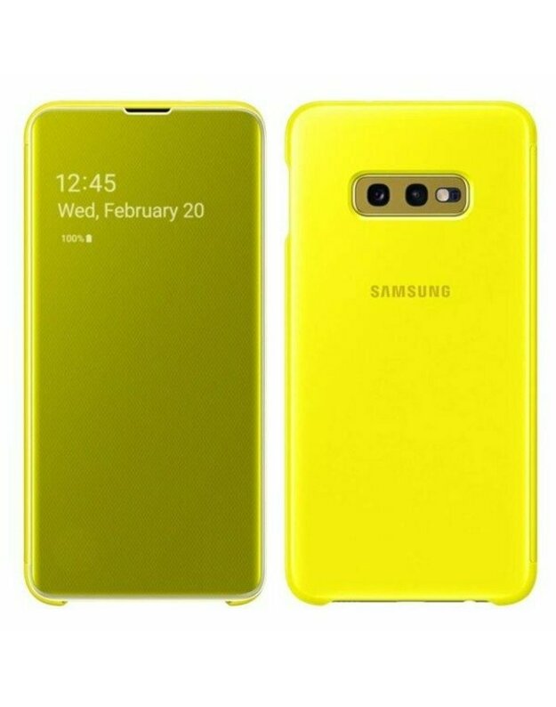 Telefono dėklas Samsung "Clear View Case Galaxy S10e (EF-ZG970CYEGWW)" Yellow
