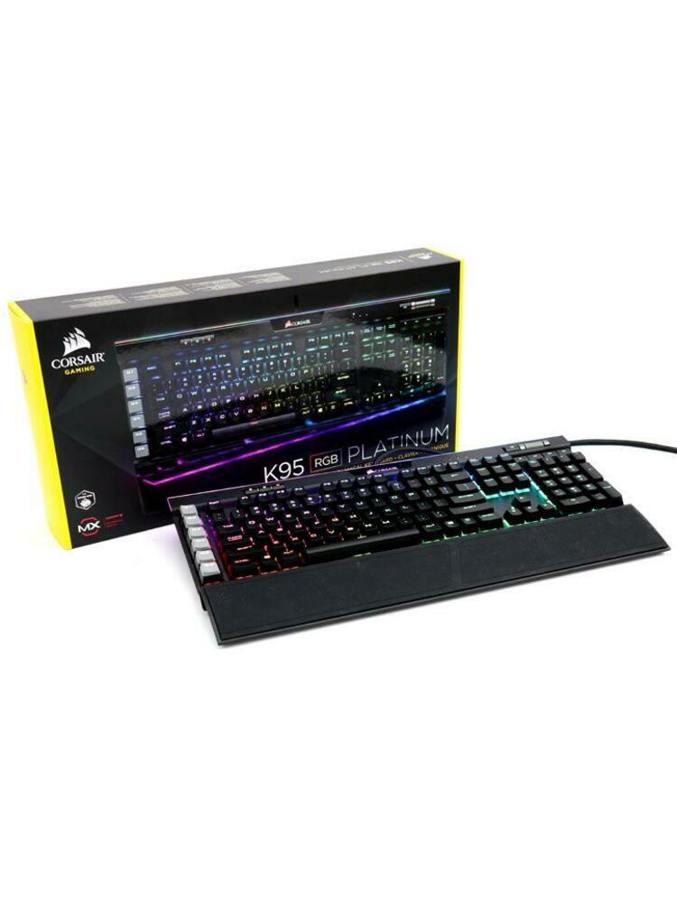 CROSAIR K95 RGB PLATINUM mechaninė žaidimų klaviatūra – CHERRY® MX Speed ​​– juoda - TU VISKO NORI. - 