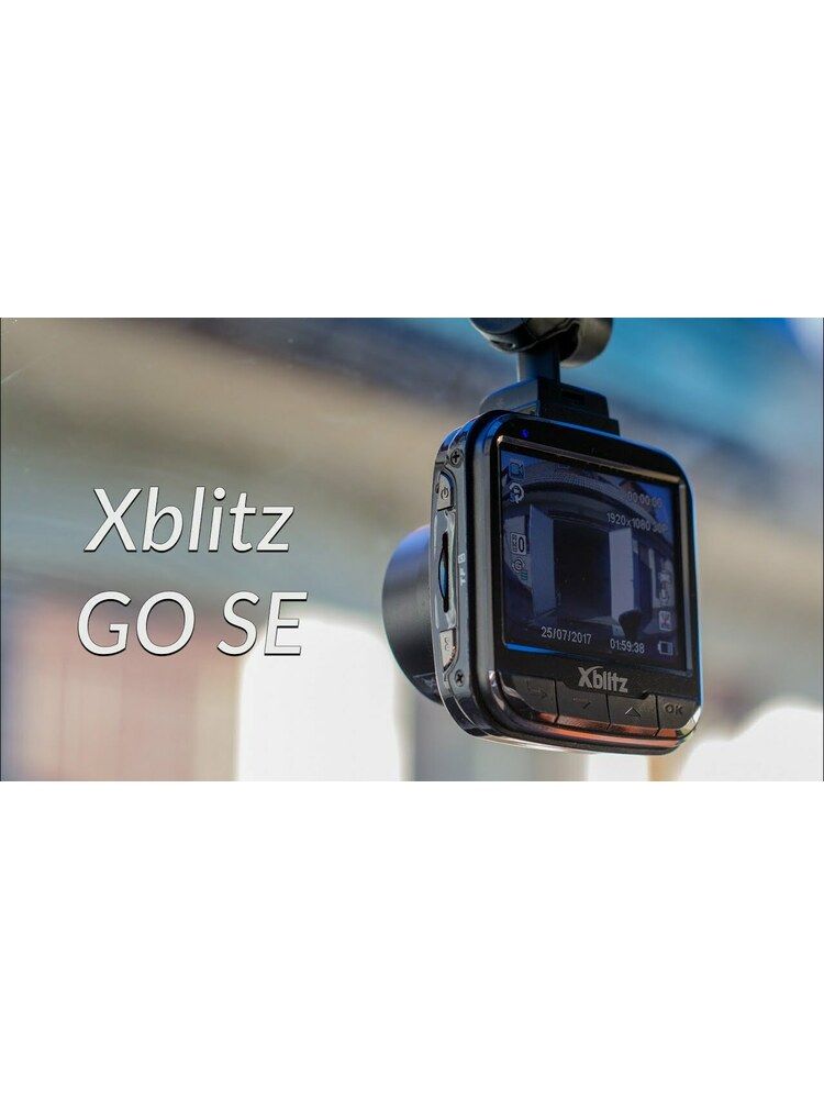 Vaizdo registratorius  Xblitz GO SE su naktiniu rėžimu, 170 laipsnių matymo kampu, Juodas