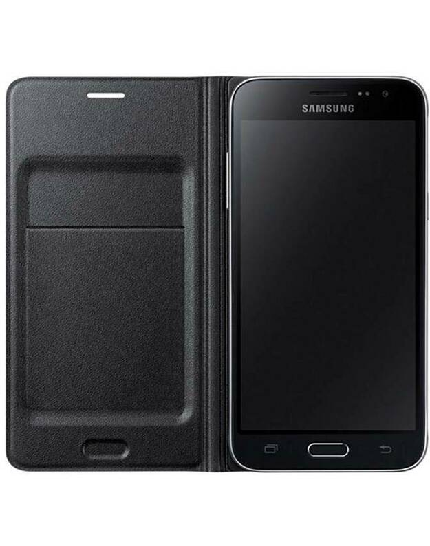 Samsung atverčiamas dangtelis Galaxy J3 2016 juodas (Galaxy J3) juodas