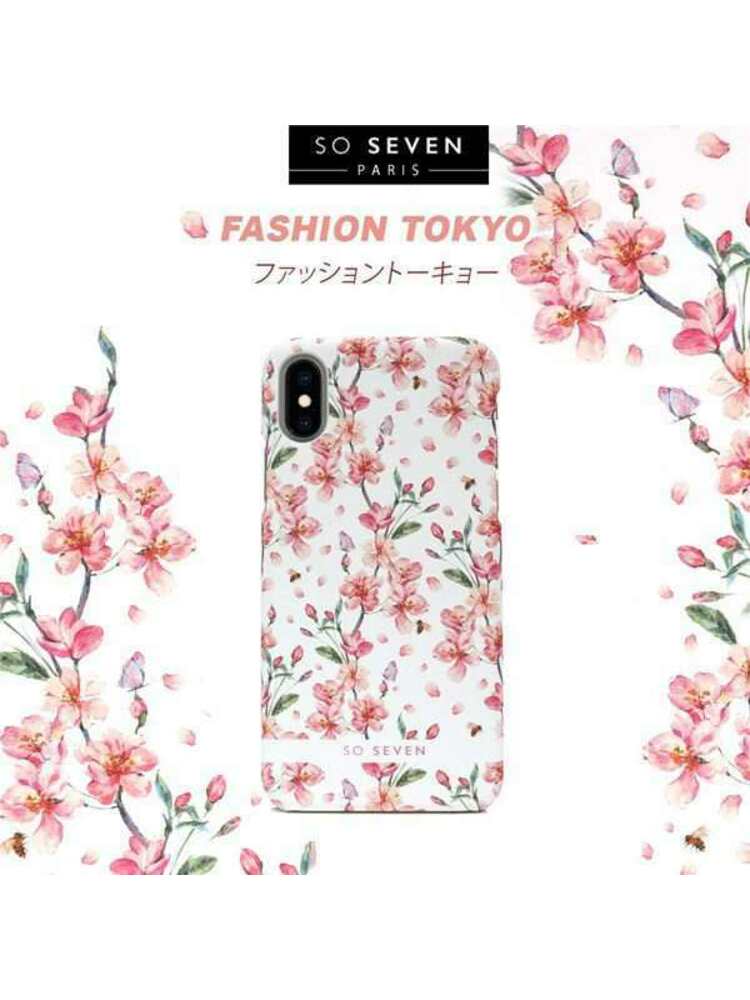 So Seven Tokyo Case – Flower White – skirtas Apple iPhone X/Xs