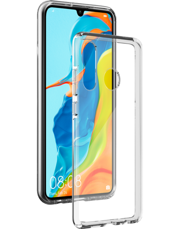 Dėklas Huawei P30 Lite Silisoft Soft Transparent Bigben