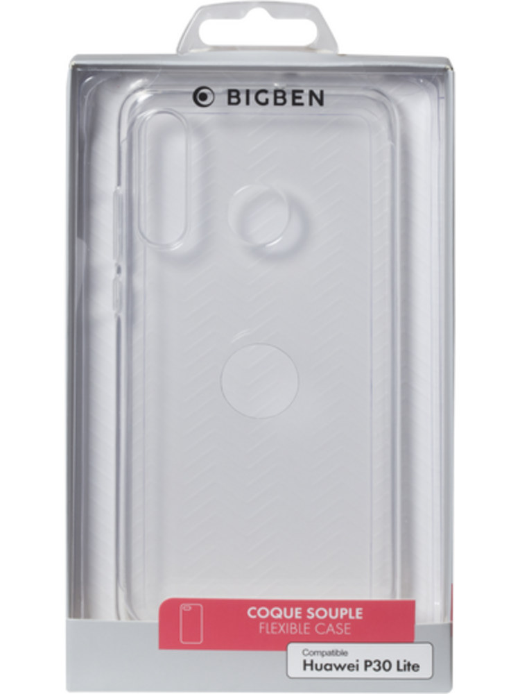 Dėklas Huawei P30 Lite Silisoft Soft Transparent Bigben