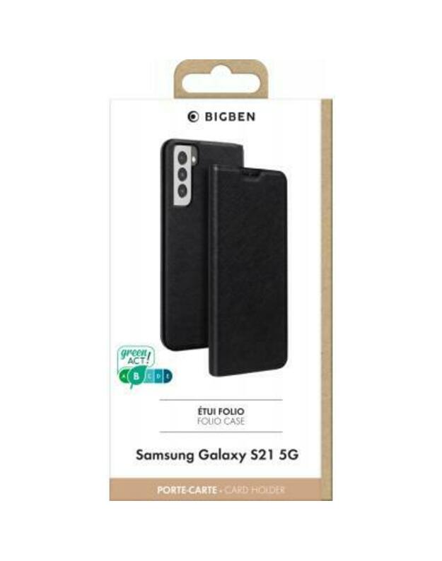 Folio Samsung  S21 5G dėklas knygutė Black Bigben