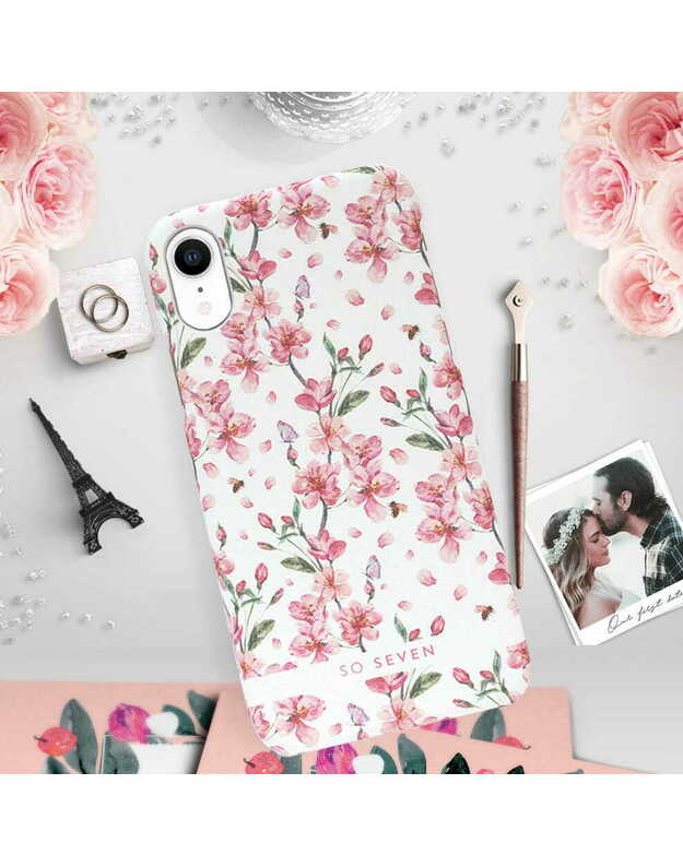 So Seven Tokyo Case – Flower White – skirtas Apple iPhone X/Xs