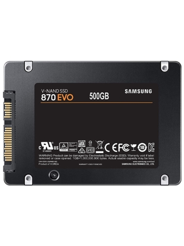 Samsung 870 EVO 500 GB 2,5 colio (6,35 cm) vidinis SSD SATA 6 Gbps