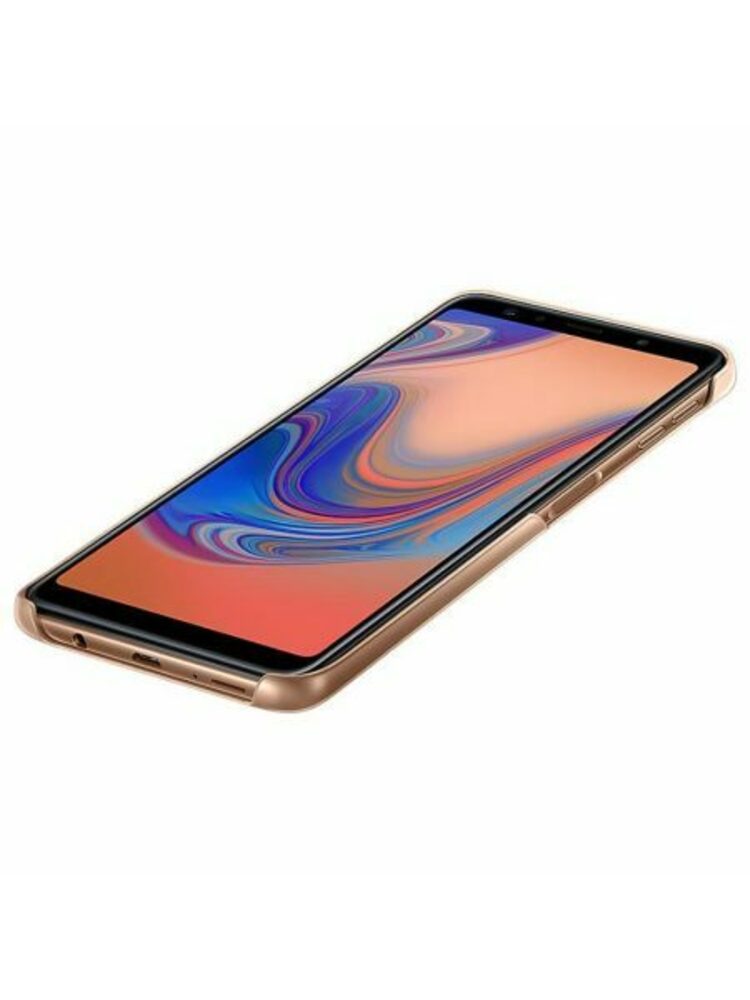 Dėklas Samsung Gradation Cover A7 (2018), auksinis (EF-AA750CFEGWW)