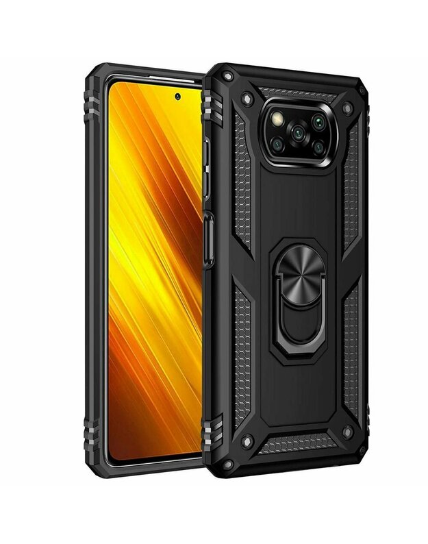 Nox dėklas Xiaomi Poco X3 NFC /Xiaomi Poco X3 Pro, juodas