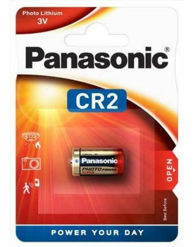 Panasonic CR2 Ličio Elementas 3V 1 vnt.