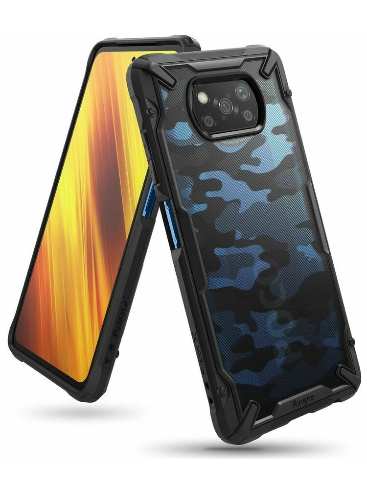 RINGKE dėklas skirtas Xiaomi Poco X3 NFC / Poco X3 PRO, Fusion X, Camo Black