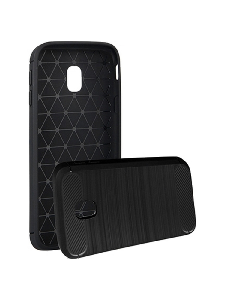 MAXY CASE B-CASE TPU Silikoninis Dangtelis, Skirtas HUAWEI P10 LITE CARBON METAL BLACK