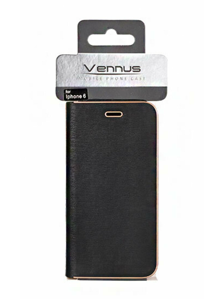 VENNUS, Vennus Book Su guminiu remeliu, magnetu, aksiniu apvadu Iphone 13, 13 Pro