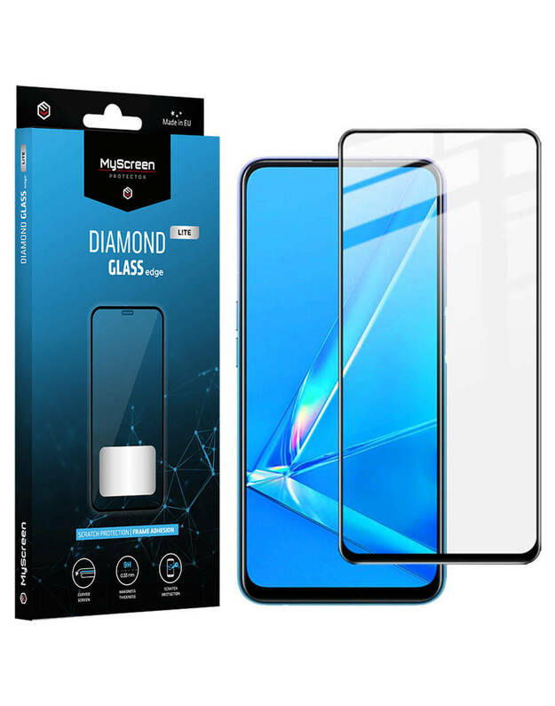 Grūdintas stiklas 5D XIAOMI REDMI 10C MyScreen DIAMOND GLASS LITE kraštas Pilnas klijai juodi