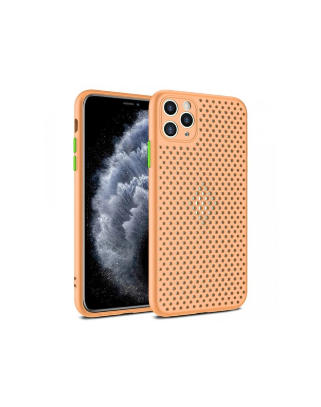 telefono dėklas „Breath Case“, skirtas „Samsung Galaxy A30S/A50“, rožinio aukso spalvos