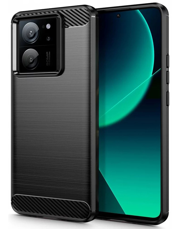 Dėklas TECH-PROTECT TPUCARBON XIAOMI 13T / 13T PRO BLACK