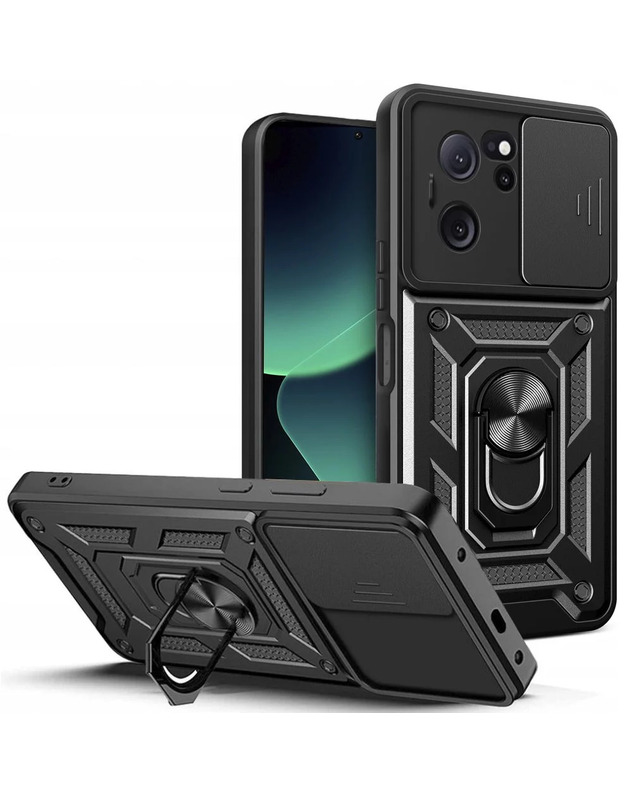 Dėklas TECH-PROTECT CAMSHIELD PRO XIAOMI 13T / 13T PRO BLACK