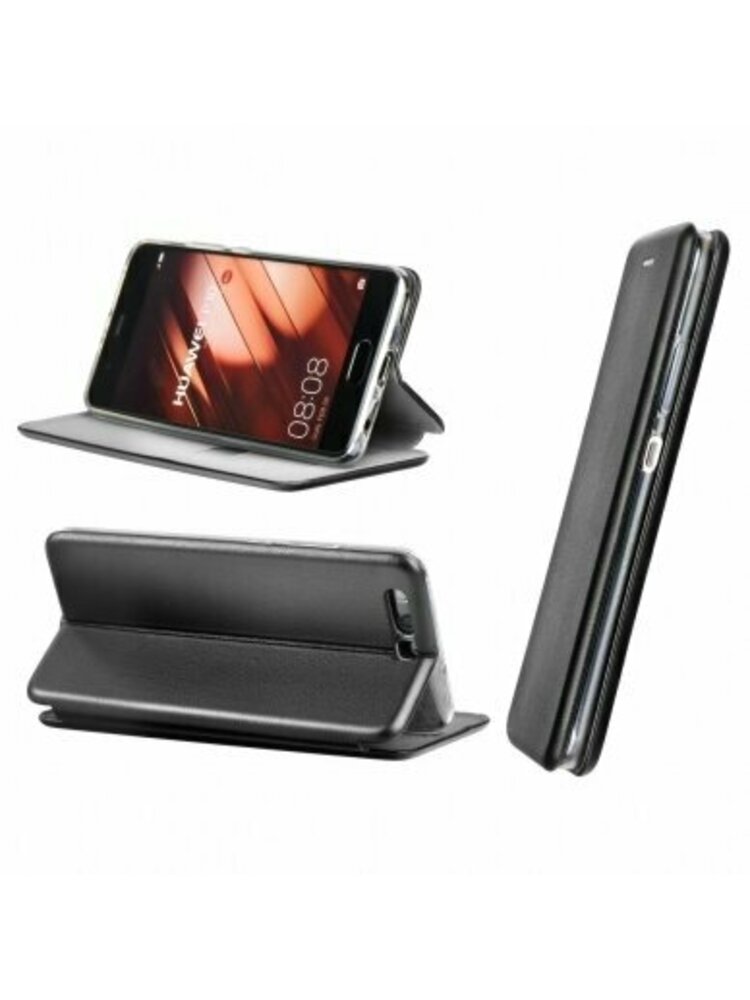 Juodas atverčiamas dėklas Samsung Galaxy A54 5G telefonui "Book Elegance"