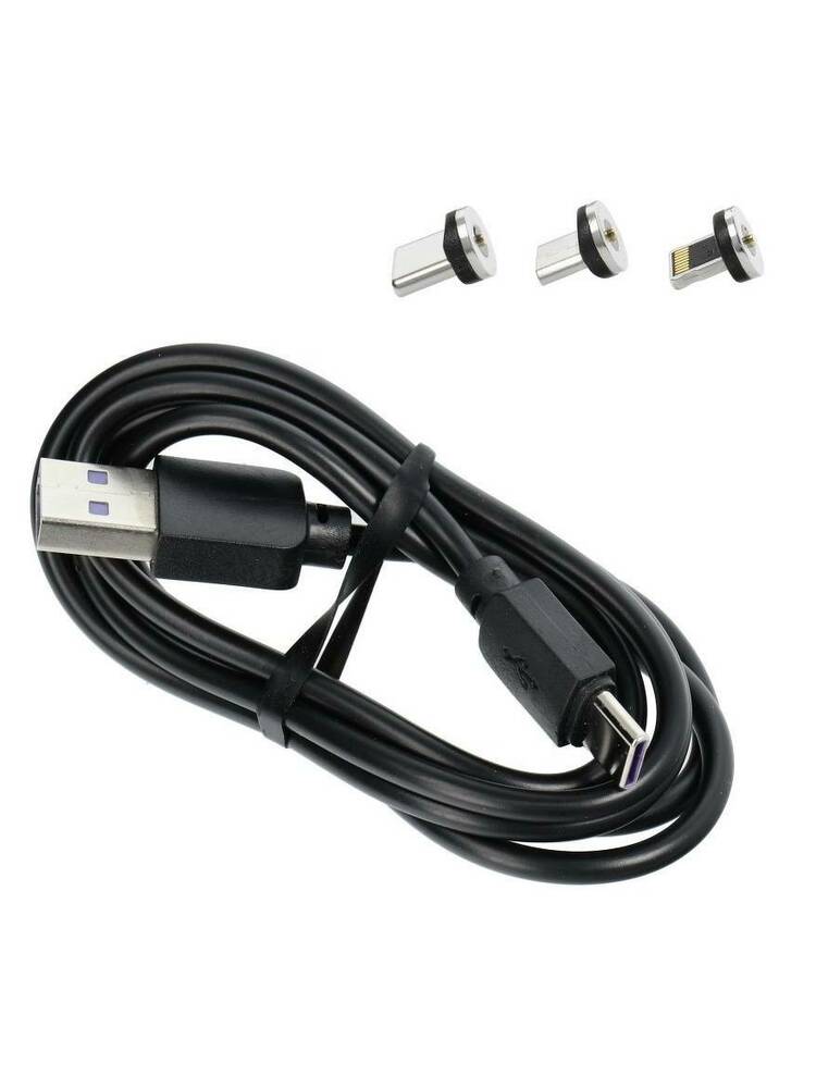 Automatinis automobilio laikiklis 15 W su indukciniu įkrovimu + magnetiniais antgaliais USB-C / Lightning / Micro USB ventiliacijos grotelėms / Supply M11 juoda