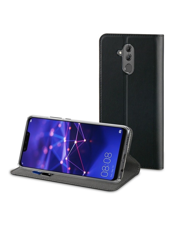 Muvit dėklas Huawei Mate 20 Lite Folio Stand, juodas