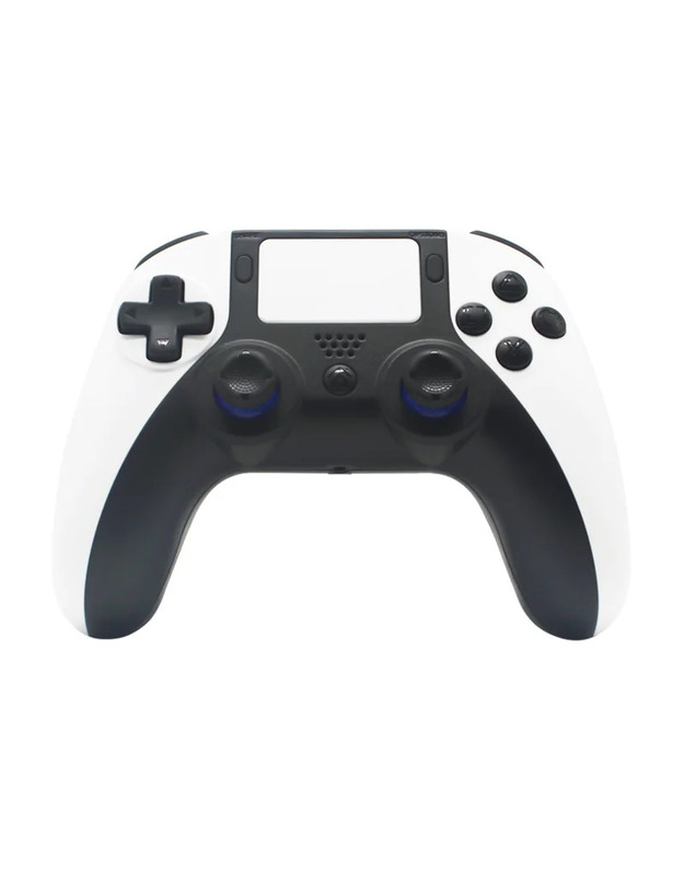 „Bluetooth“ belaidis valdiklis, skirtas PS4 ir asmeniniam kompiuteriui – baltas (PS5 dizainas)