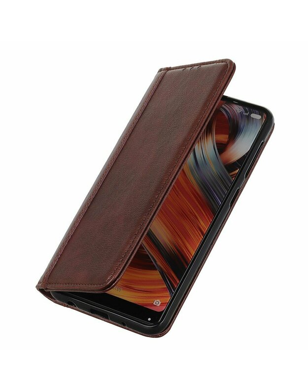 Piniginės dėklas skirtas POCO X3 Pro/NFC, Litchi Leather, Brown