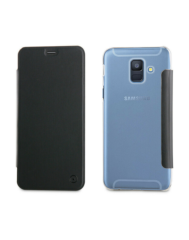 Muvit – juodas dėklas, skirtas Samsung Galaxy A6 2018