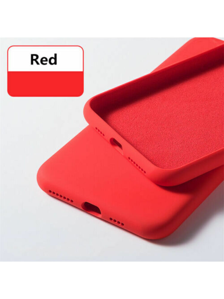 Raudonas silicio dėklas, skirtas Samsung Galaxy S22 Plus