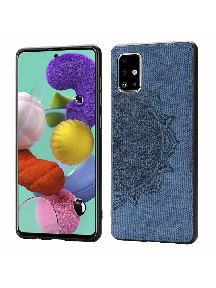 Samsung A226 Galaxy A22 5G dėklas "Mandala" (tamsiai mėlynas)