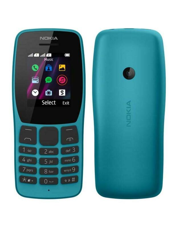 Telefonas Nokia 110 Dual SIM TA-1192 mėlynas