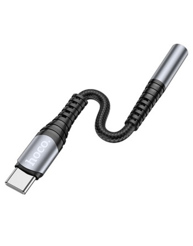 Adapteris HOCO USB Type-C (M) - ausinių jungtis 3.5mm (F)