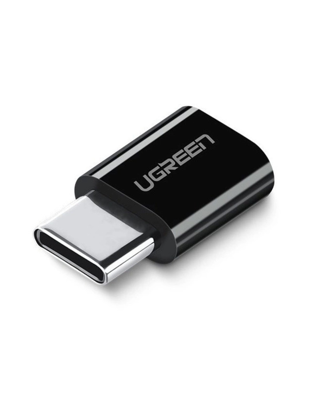 Ugreen adapteris micro USB į USB Type-C, juodas