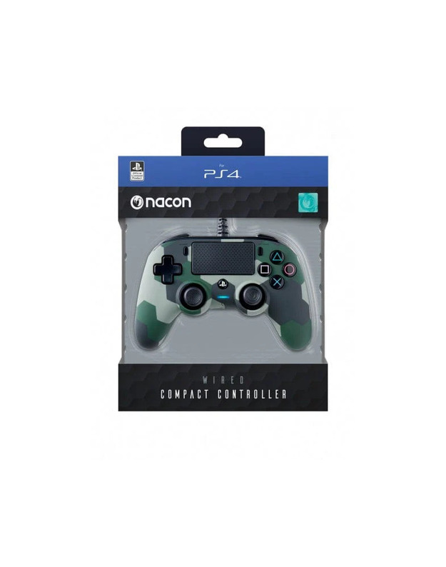 „NACON PS4“ laidinis kompaktiškas valdiklis, žalias, maskuojantis